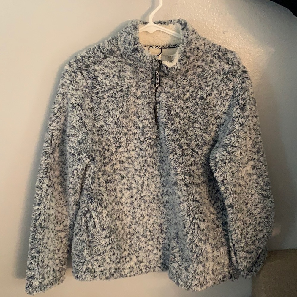 Time and Tru fluffy quarter zip